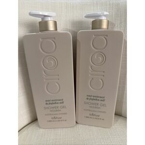 CIROA TWIN PACK! Oat Extract & Jojoba Oil Nourishing Shower Gel-JUMBO 33 Oz EA